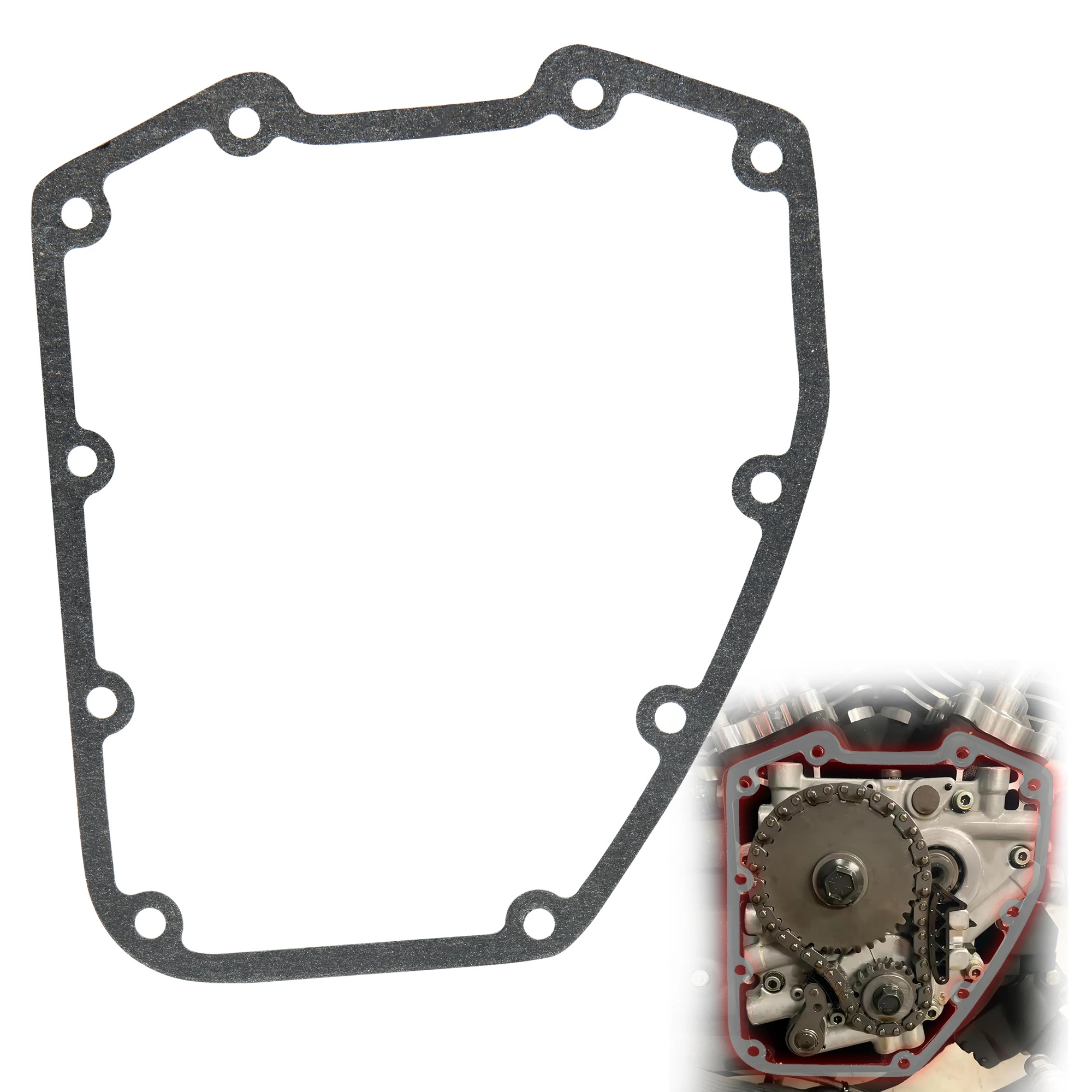 

Twin Cam Cover Gasket for Harley Softail Dyna Touring Road Glide Road King Electra Glide Street Glide 1999-2017