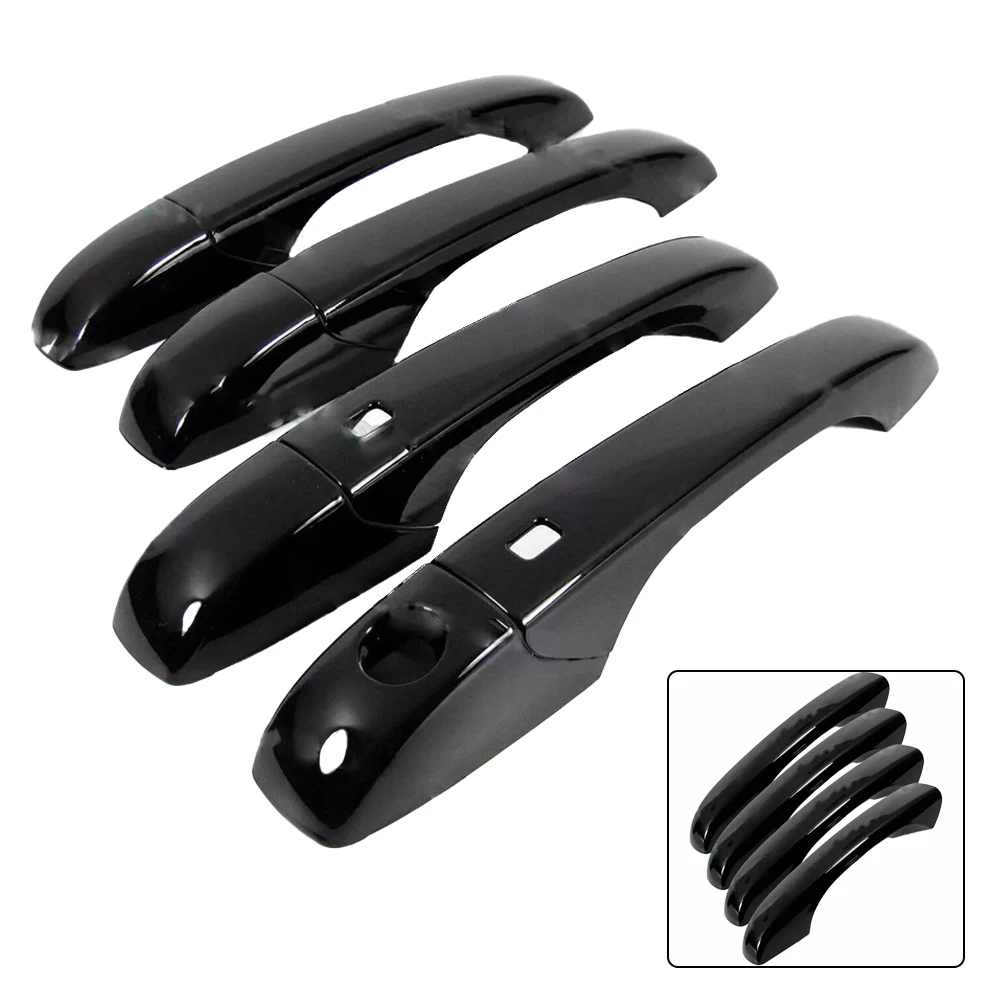 Black Exterior Door Handles Smart Door Knob Gloves For Chrysler For 300 For 300c For 200 Replace Car Accessories