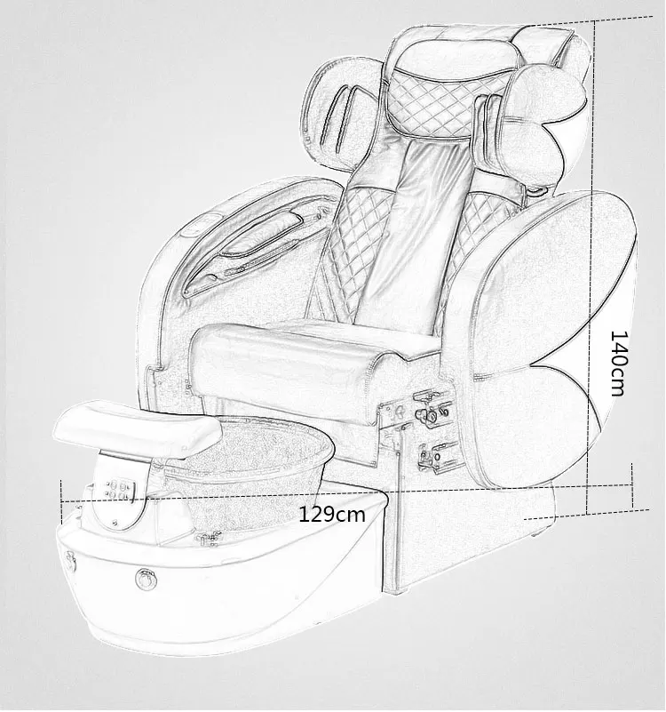 Stoel Nail Supply Professionele pedicurestoel