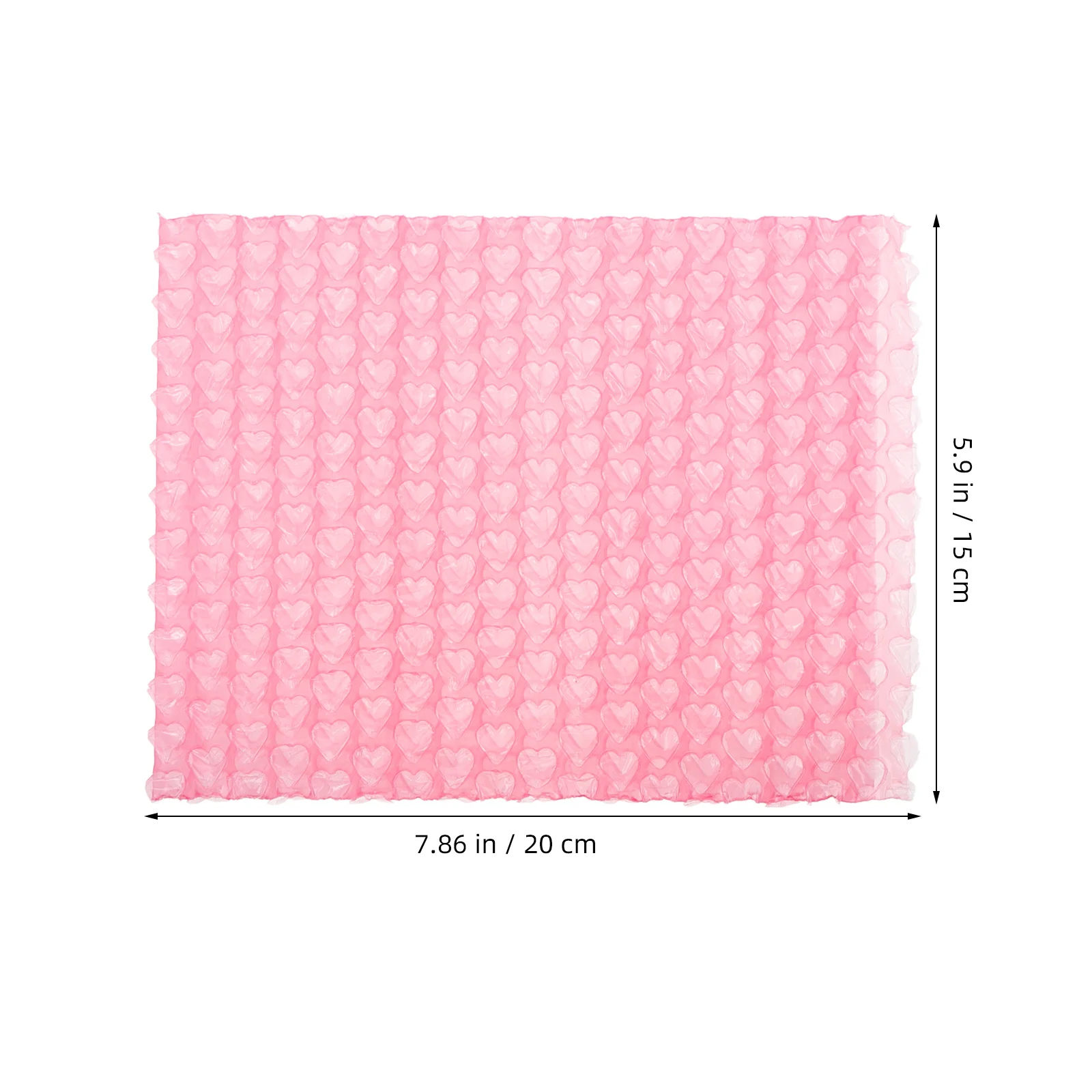 20Pcs Heart Shaped Bubbles Mailers Durable Storage Solution for Cards Presents Car Clutter Free Organization Small Business