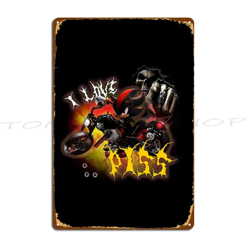 Shadow Fiend Metal Plaque Poster Living Room Personalized Wall Decor Garage Decoration Designing  Tin Sign Poster