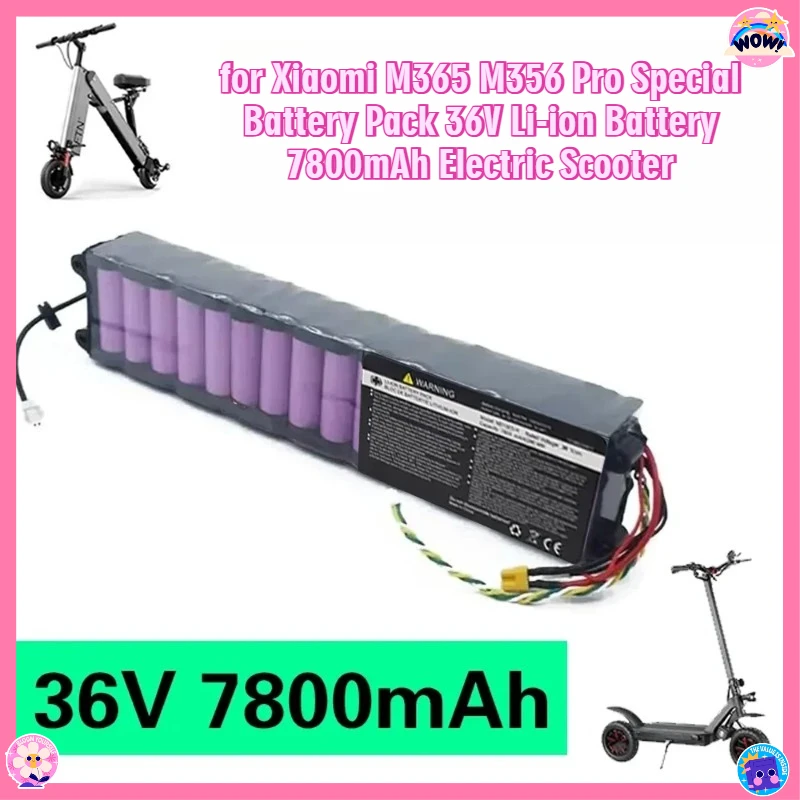 

36V 7800mAh Battery for Xiaomi M365 M356 Pro Special Battery Pack 36V Li-ion Battery 7800mAh Electric Scooter