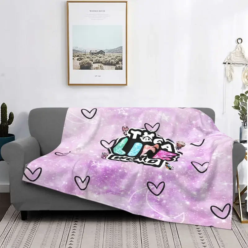 

Toca Boca Blanket Fleece All Season Breathable Super Warm Throw Blanket for Sofa Bedroom Bedding Throws