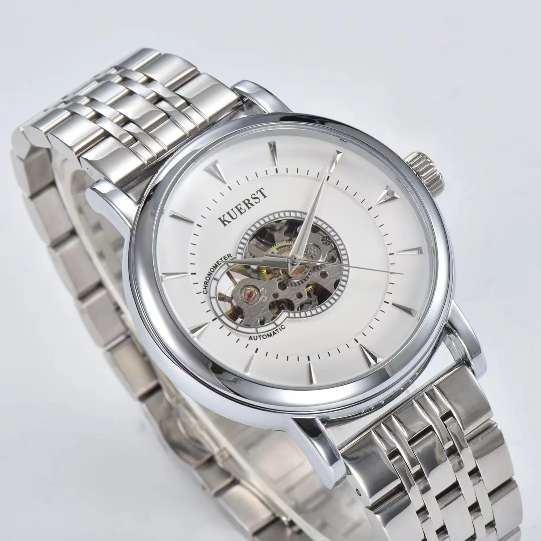 Gentlemen daily watch Water proof watches Mechanical watch for guys skeleton visible watch