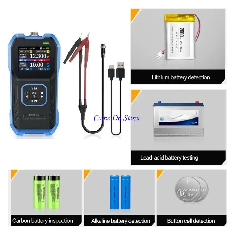 

M6CF Advanced Battery Testing Device Voltages & Resistance Meter for Precise Measurement of Voltages & Internal Resistance