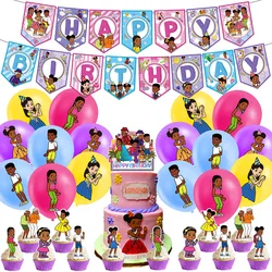 Gracies Corner Birthday Party Balloon Decoration Set Kids Birthday Party Supplies Banners Flag Pulling Cake Flag Planting Gift