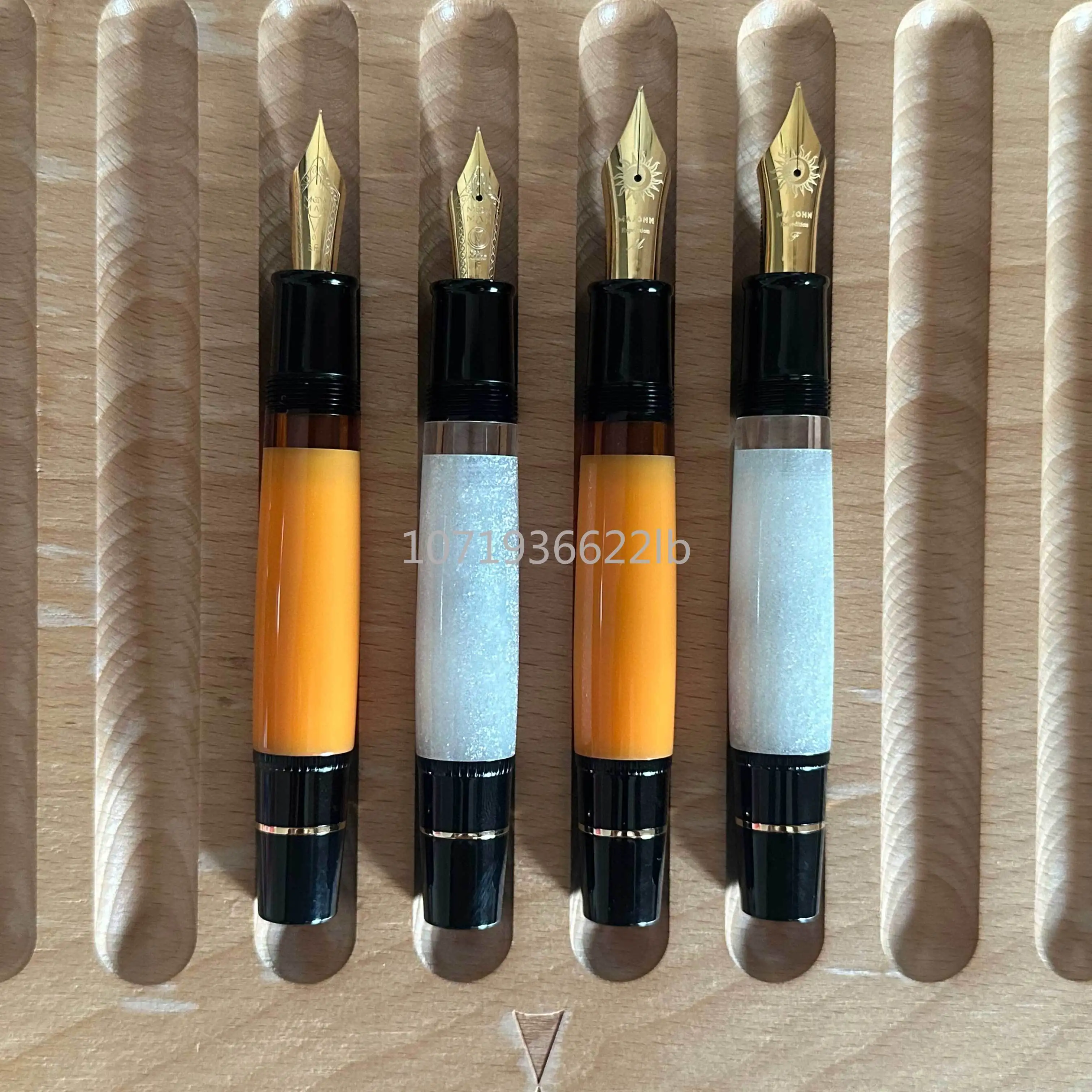 MAJOHN P139 Большая перьевая ручка с поршнем No 6/8 EF/F/M Перо Ретро Твердый резиновый язык Цельномедная поршневая структура Ручка для письма Gfit Pen