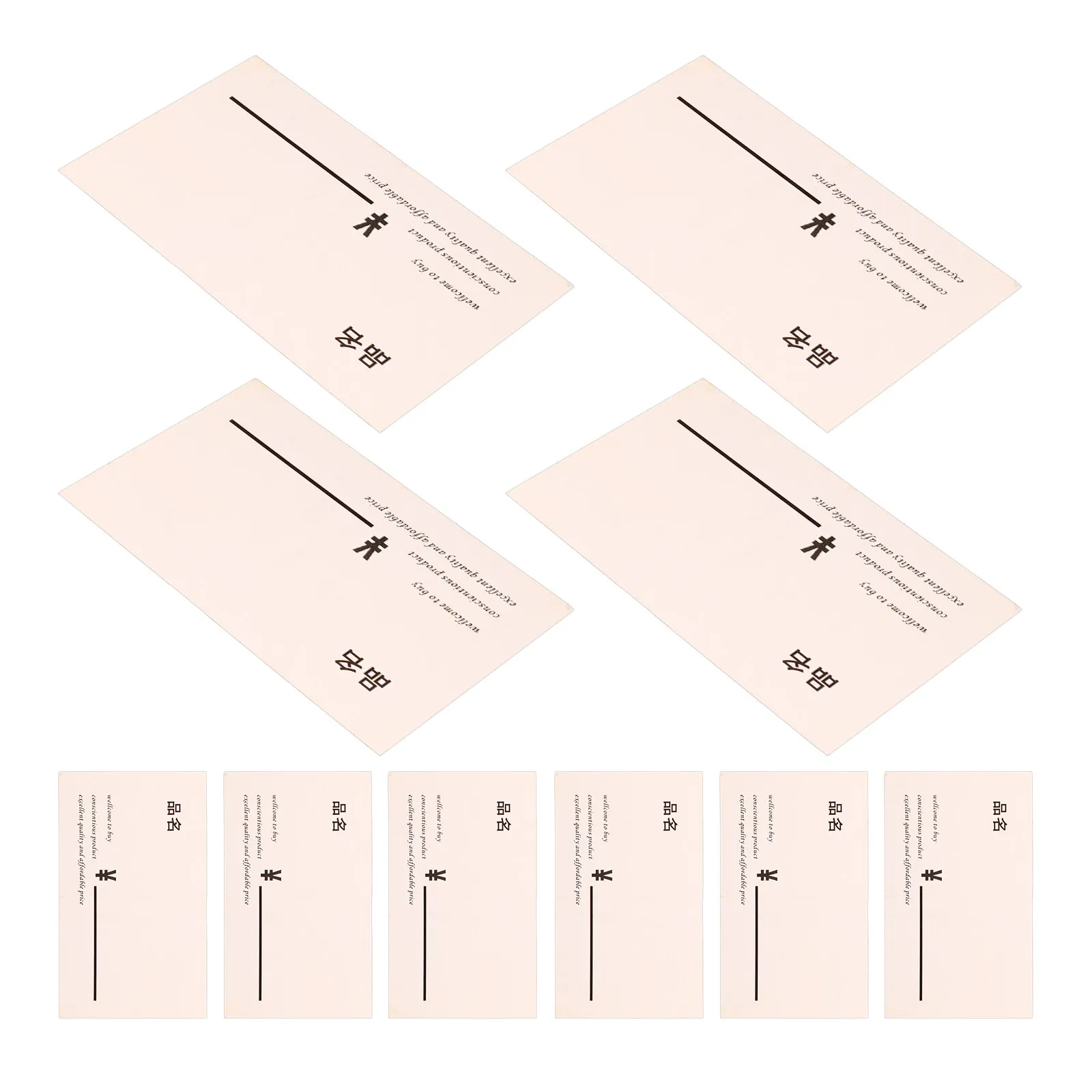 

100Pcs Paper Price Tags Blank Retail Price Labels for Shopping Malls Fruit Vegetable Stores Tear Resistant
