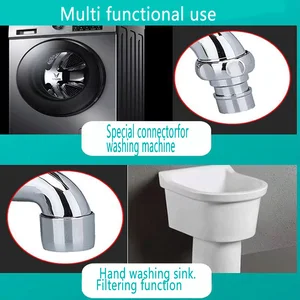 Household washing machine faucet, only cold wall, mop sink, universal dedicated outdoor tap, G1, 2 6 Main Sales Wall Taps Kitchen - №5