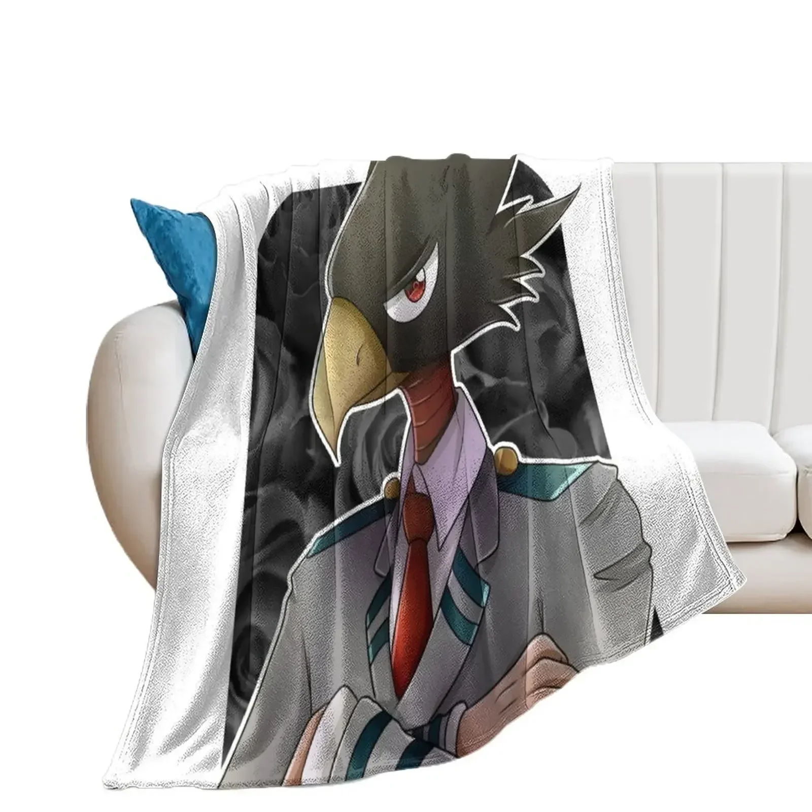 Fumikage Tokoyami Throw Blanket Thermals For Travel Summer Luxury Blankets