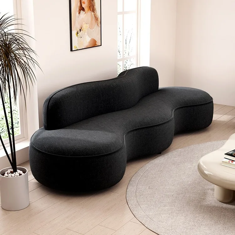 Легкий роскошный изогнутый диван из овечьей шерсти, интернет-магазин одежды знаменитостей, зона отдыха, диван, коммерческий прием, диван для переговоров, кресло