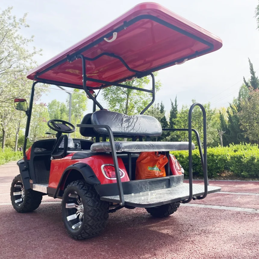 

60V Lithium Battery Independent Suspension System 2 Seats Club Luxurious Electric Golf Cart With Motor 5000W Free Custom Color