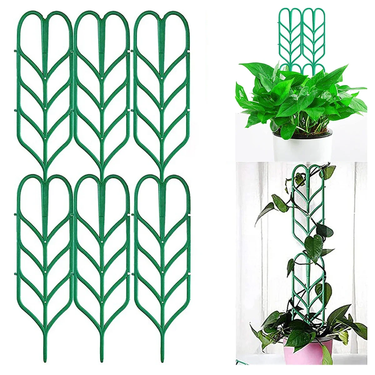 10/20Pcs Plant Support Stands for Cactus Racket Climbing Tomato And Strawberry Fixed Rod Plastic Potted Flower Balcony Garden