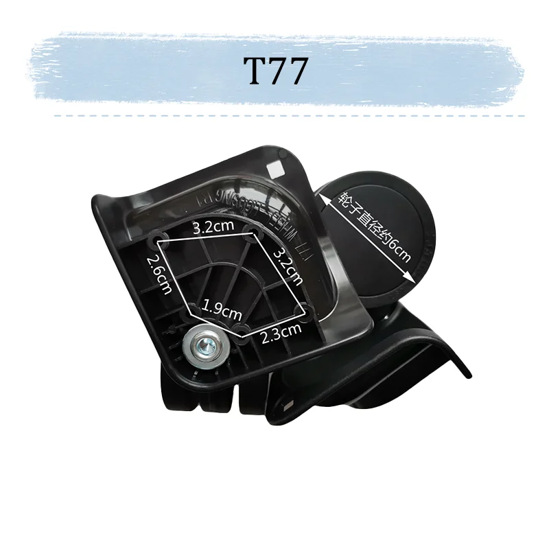 For SJTOBOL T77 Model Suitable For Most Luggage Wheels Repair Parts Replacement Wheels For Luggage Ultra Silent Universal Wheels