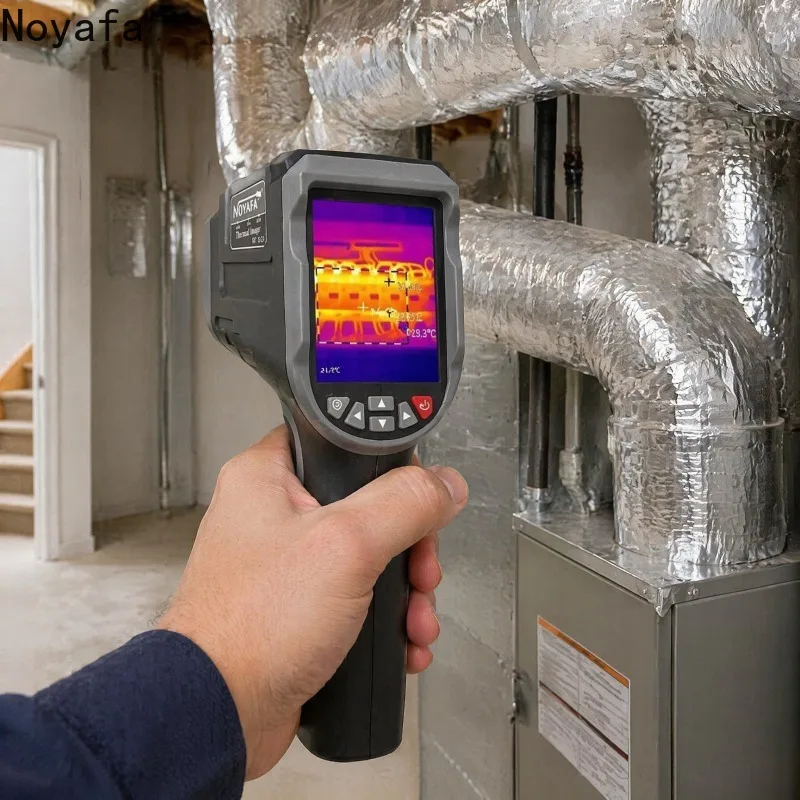 NOYAFA NF-521S Infrarot-Wärmebildkamera 120x90 Doppellinse Sichtbar+IR-Fusion -20 ℃ ~400 ℃ Wärmebildkamera für Inspektionen – Detail 1