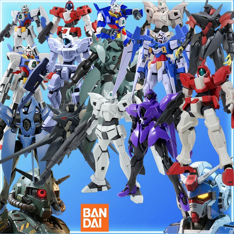 

Bandai Original GUNDAM AGE HG AGE 05 AGE-1 Titus, 06 Zedas, 07 AGE-1 Sparrow, 08 Baqto Figure Assembly Model Toys Gifts For Kids