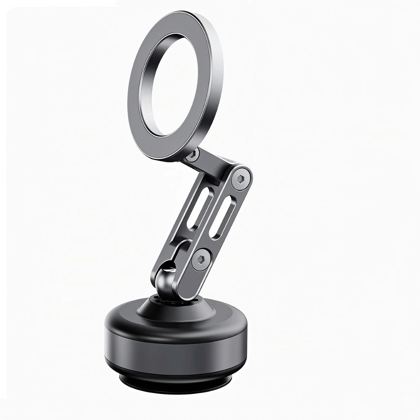 Newest Foldable Car Magnetic Vacuum Adsorption Bracket 360 degree Rotating Mobile Phone Holder Portable Electric Sucker Holder