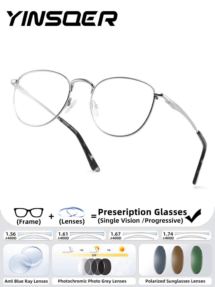 

Photochromic Presbyopic Glasses Man Women's Eyeglasses for Reading Multifocal Grade Glasses Near and Far Prescription Sunglasses