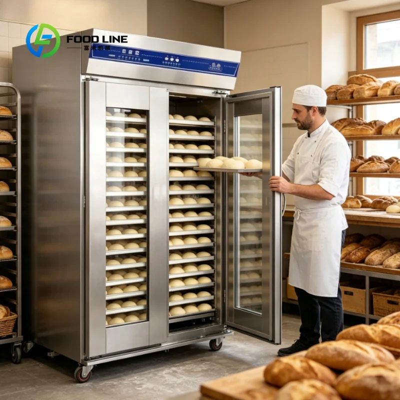 Customized Commercial Bakery Machine 32-Tray 16 Tray Bread Fermentation Box Large-capacity Cabinet Fermenting Machine