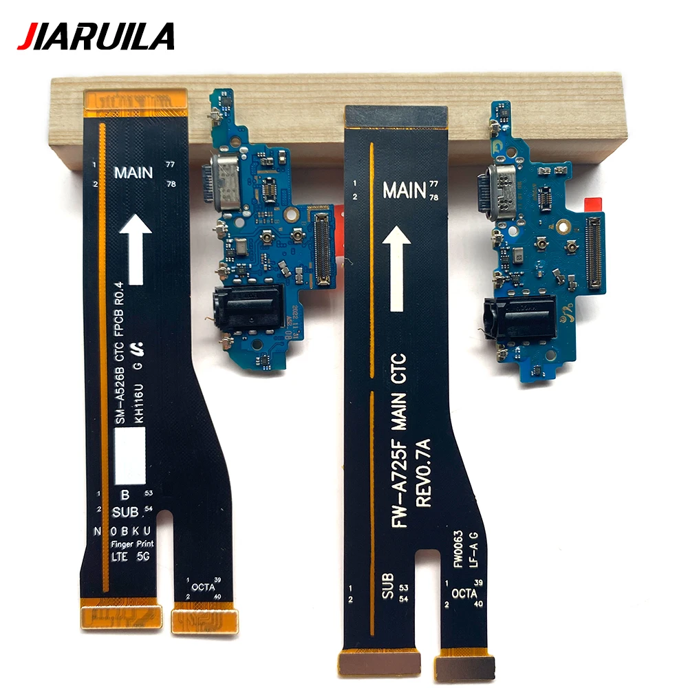 Charger Main Charging Port Board For Samsung A33 A53 A72 A73 A72 A52 4G 5G Motherboard Mainboard Connect USB Dock Flex Cable