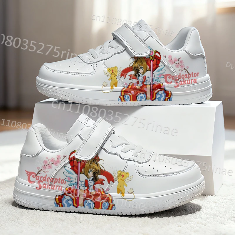 

Card Captor Girls Youth Student Kids Sports Shoes Simple Soft Sole Comfortable Sakura 3D Print Fashion Parent Child Shoes Woman