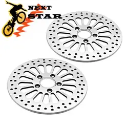 Front & Rear Brake Disc Rotor Set For HARLEY TOURING SOFTAIL SPORTSTER DYNA MODELS 1984-2013 Motorcycle Electric Dirt Bike