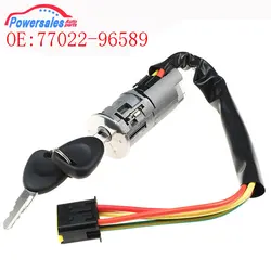 New 7702296589 Car Ignition Starter Key Switch Lock For Renault Logan Dacia Sandero Clio 7701471098 7701471220 6601551102