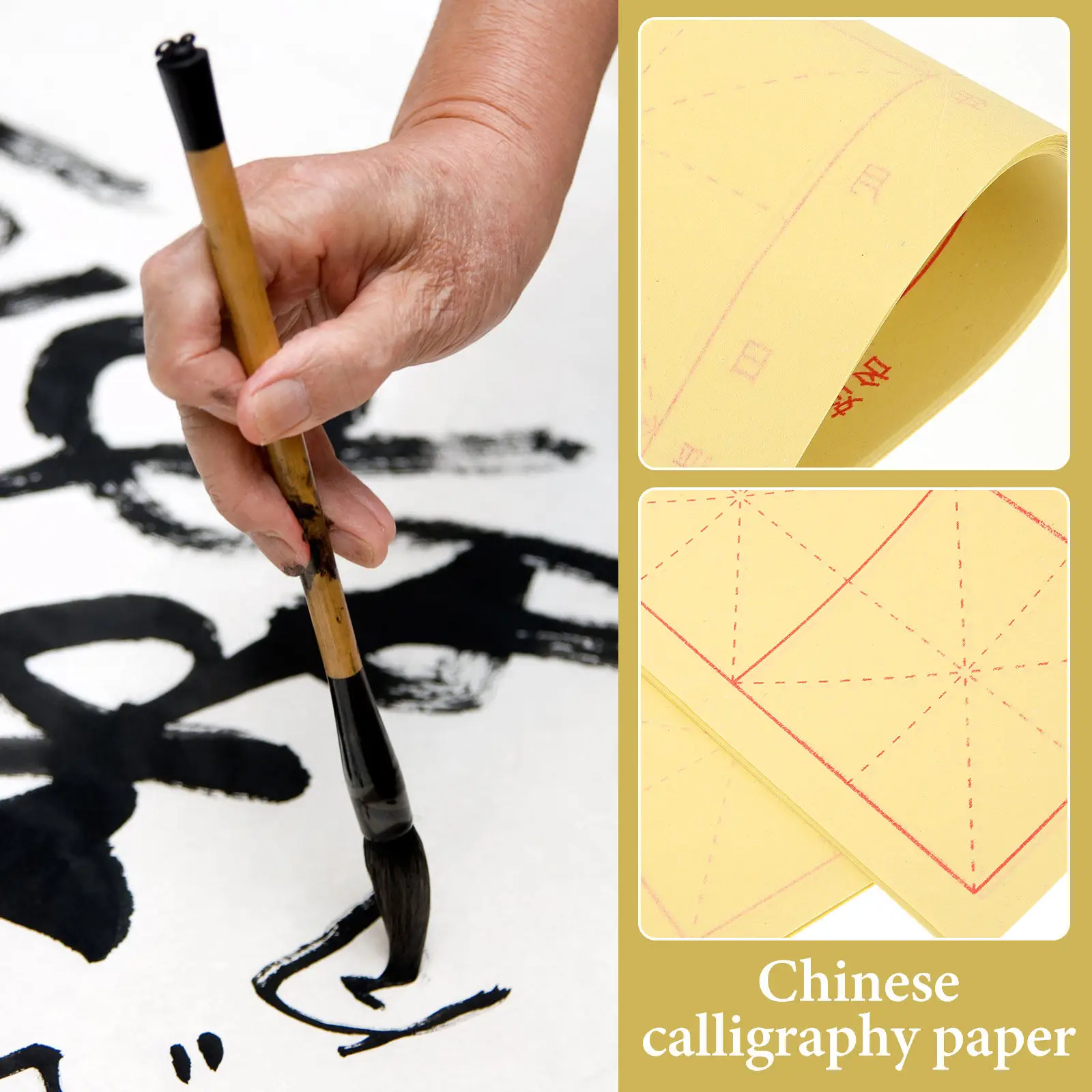 90 Sheets Chinese Calligraphy Rice Paper Xuan Handwriting Practice Practical Caligraphy