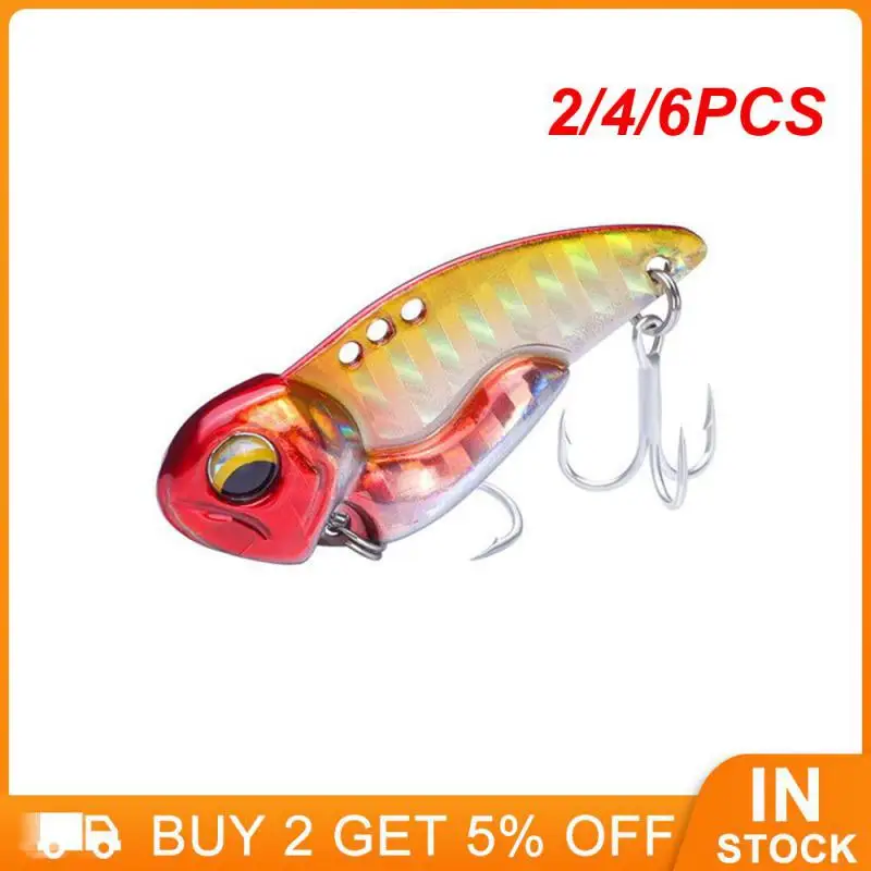 2/4/6PCS Metal Fishing Lures Reduce The Resistance Of The Stinging Fish Sports Entertainment Bionic Bait