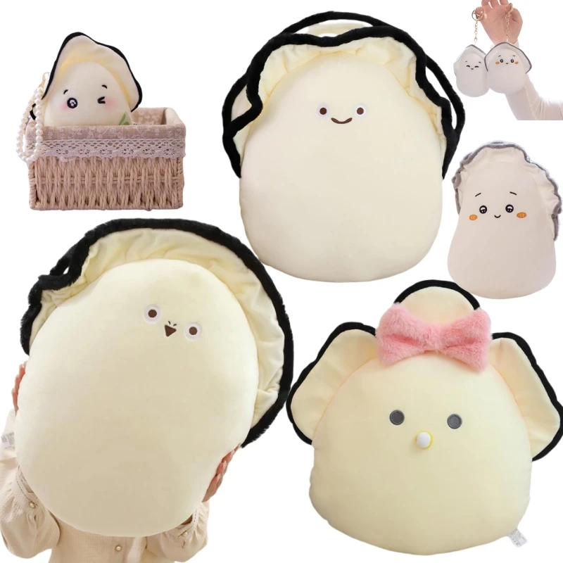 Cartoon Stuffed Plus Oyster Expression Toys Throw Pillow Funny  Bag Pendant Soft Dolls Boys Girls Birthday Xmas Gifts Home Decor