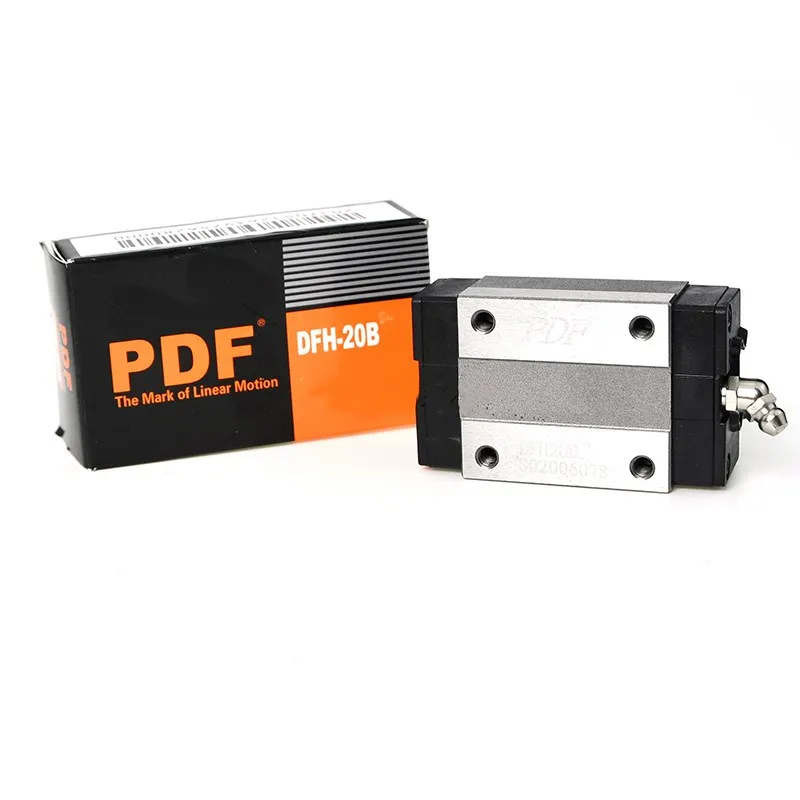 Taiwan PDF linear rail block slider DFH15B DFH20B DFH25B DFH30B DFH35B DFH20BL DFH25BL DFH30BL for CO2 laser machine CNC parts