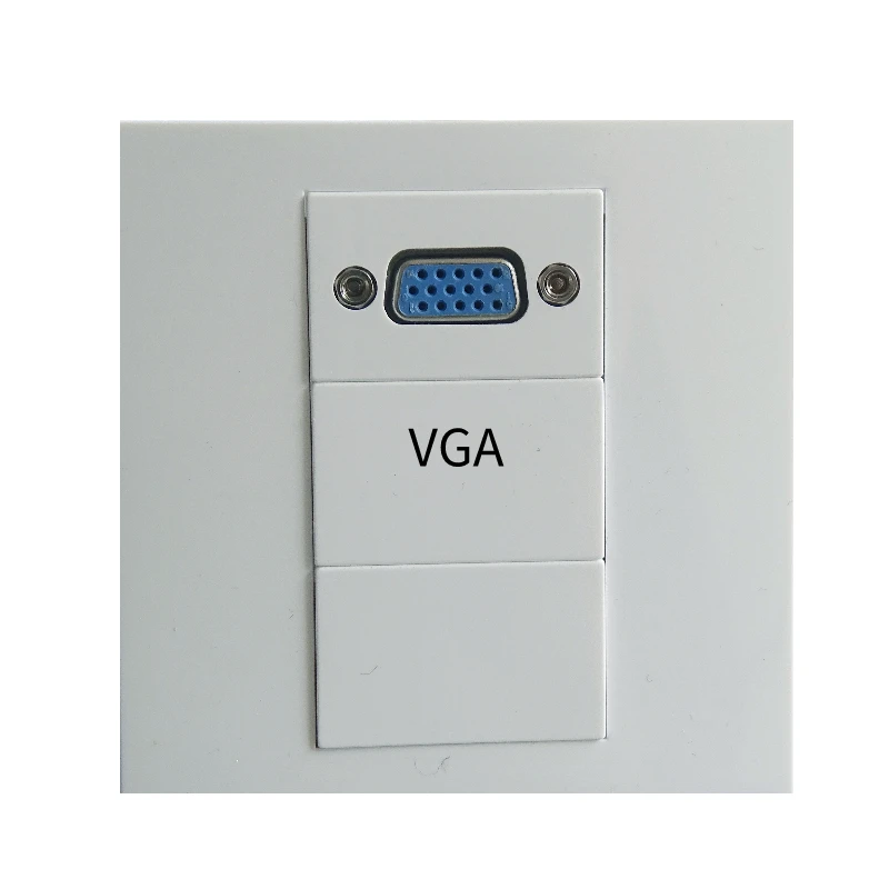 86 type VGA elbow 90 degree direct docking female multimedia panel