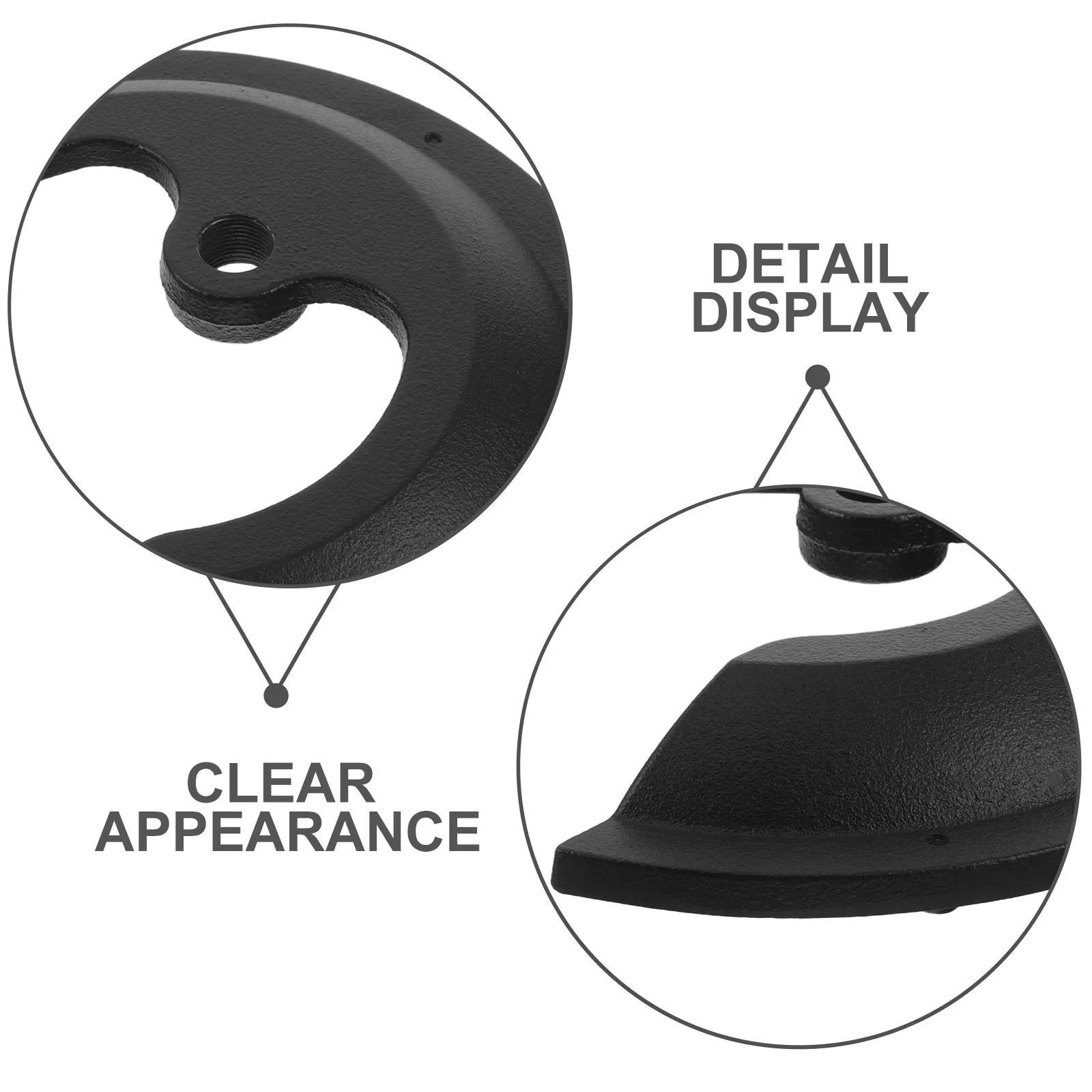 245Mm Circular Heavy Base Desktop Microphone Stand Metal Disc Base Mic Mount for Home Studio Podcast Recording Streaming