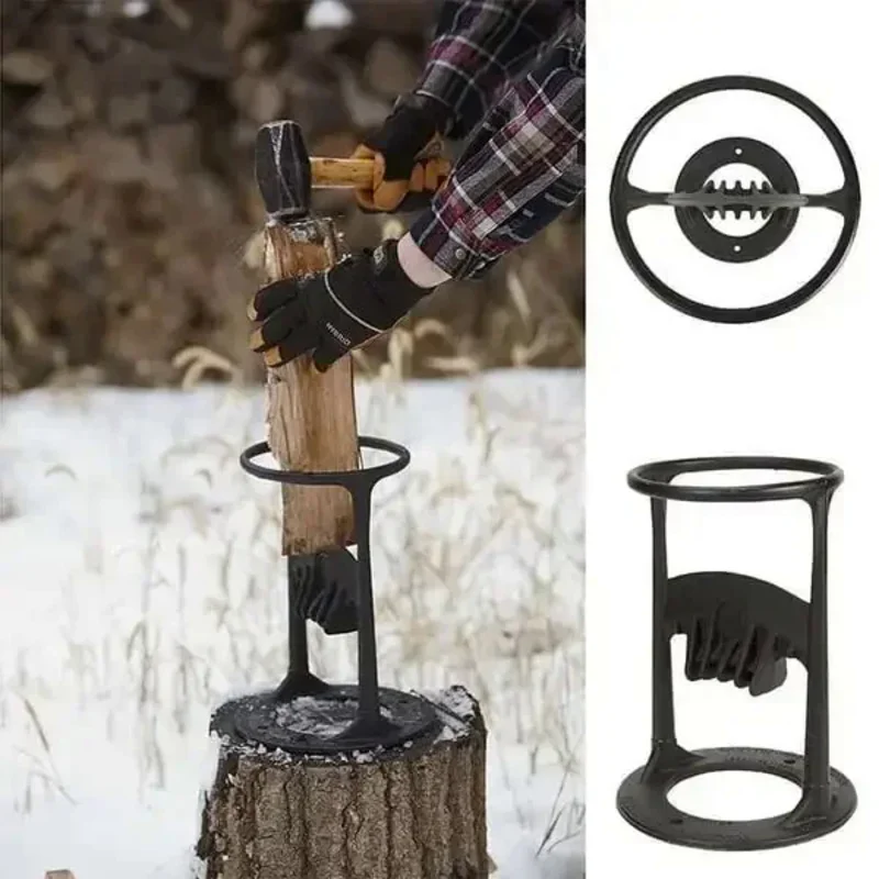 New Wood Splitter Wood Splitting Wedge Manual Log Wedge Hatchet Handmade Cast Iron Kindling Firewood Splitters to cut wood