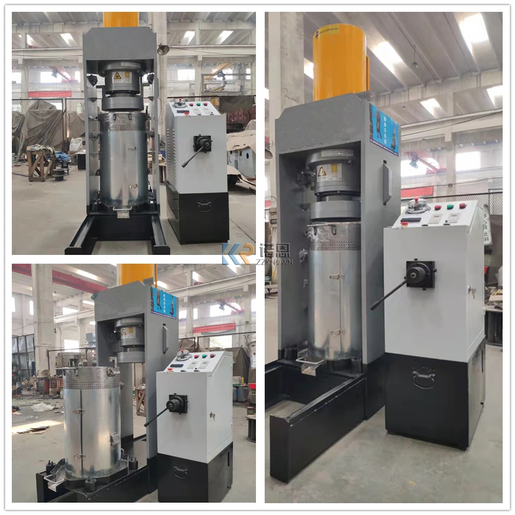 2023 pressa a vite per olio idraulico in vendita semi di noci estrattore per olio di alghe con secchio singolo