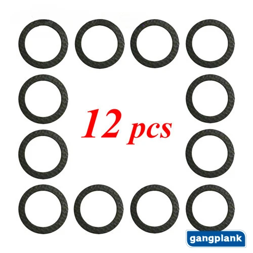12pcs/set Drain Screw Gasket Suitable for Mercruiser 12-191833 for Mercury Mercruiser 12-19183 12-19183-3 12-20260