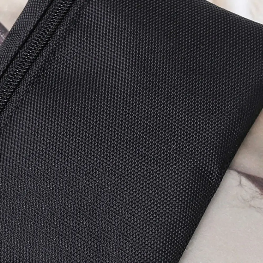 Soft Korean Style Ox Cloth Coin Purse Solid Color Zipper Small Item Bag Card Bag Wallet Card Storage Bag Women