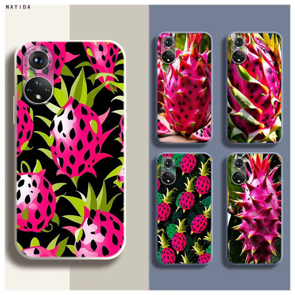 Phone Case For Honor 70 50 X6A X9B X7A X8A X9A Soft Silicone Original Cover pitaya