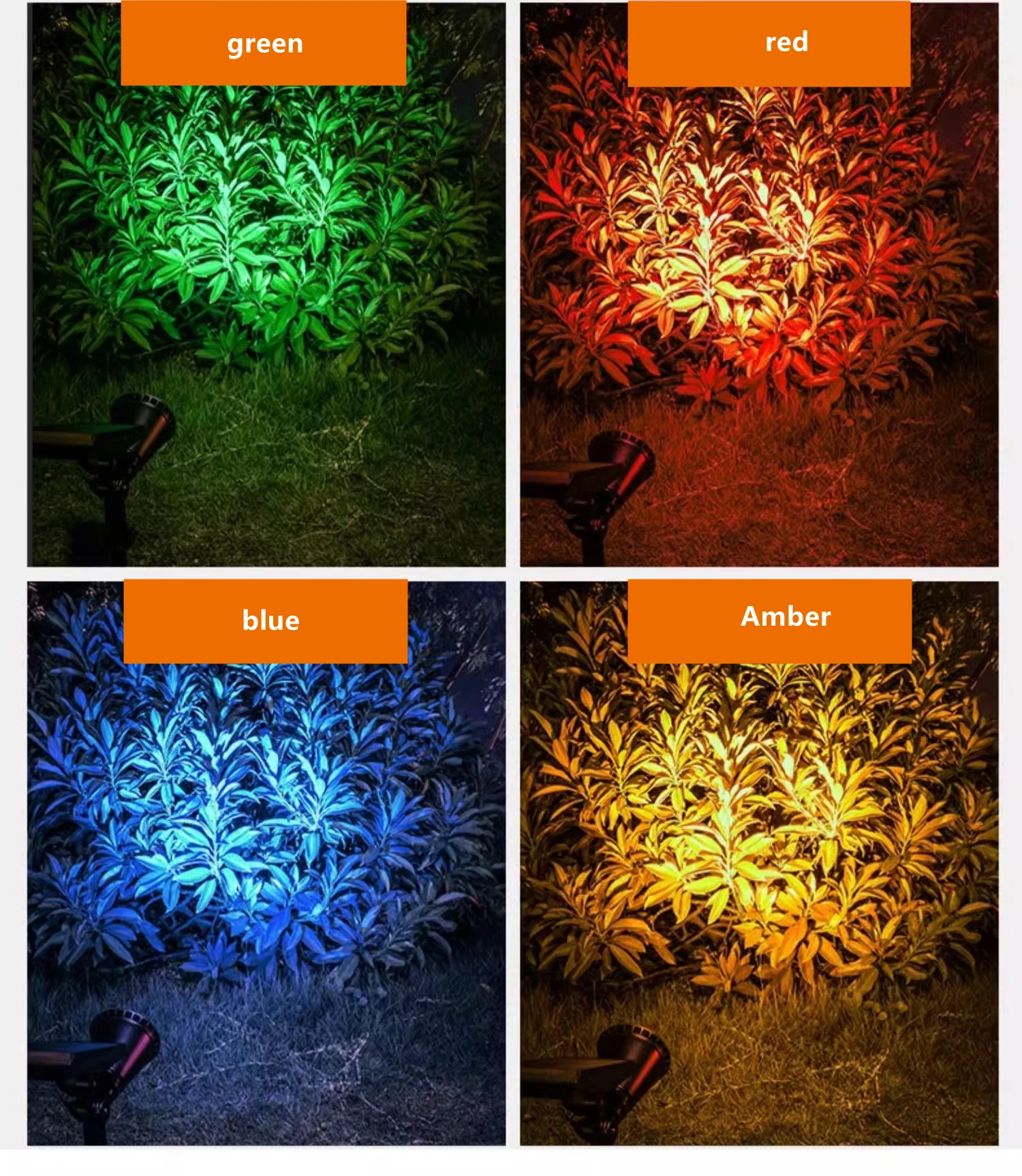 Unique Design 18 Led Rgb Spot Light Waterproof Garden Led Solar Stake Spotlight For Pathway Landscape Lawn Outdoor Decor