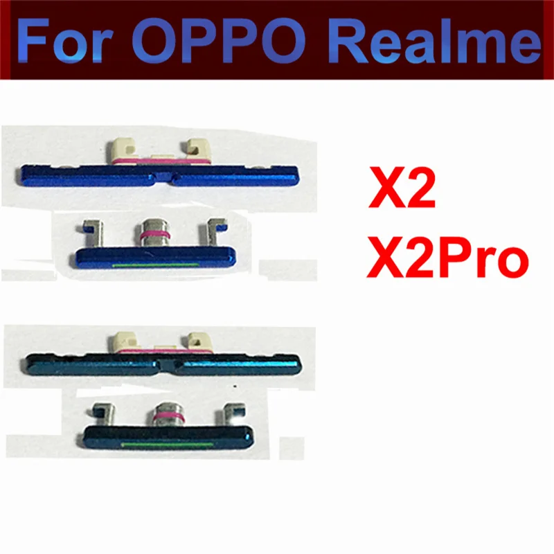 

For OPPO Realme X2 X2Pro Power Volume Button ON OFF Side Power Volume Up Down Buttons Switch Keys Replacement Repair Part X2 Pro