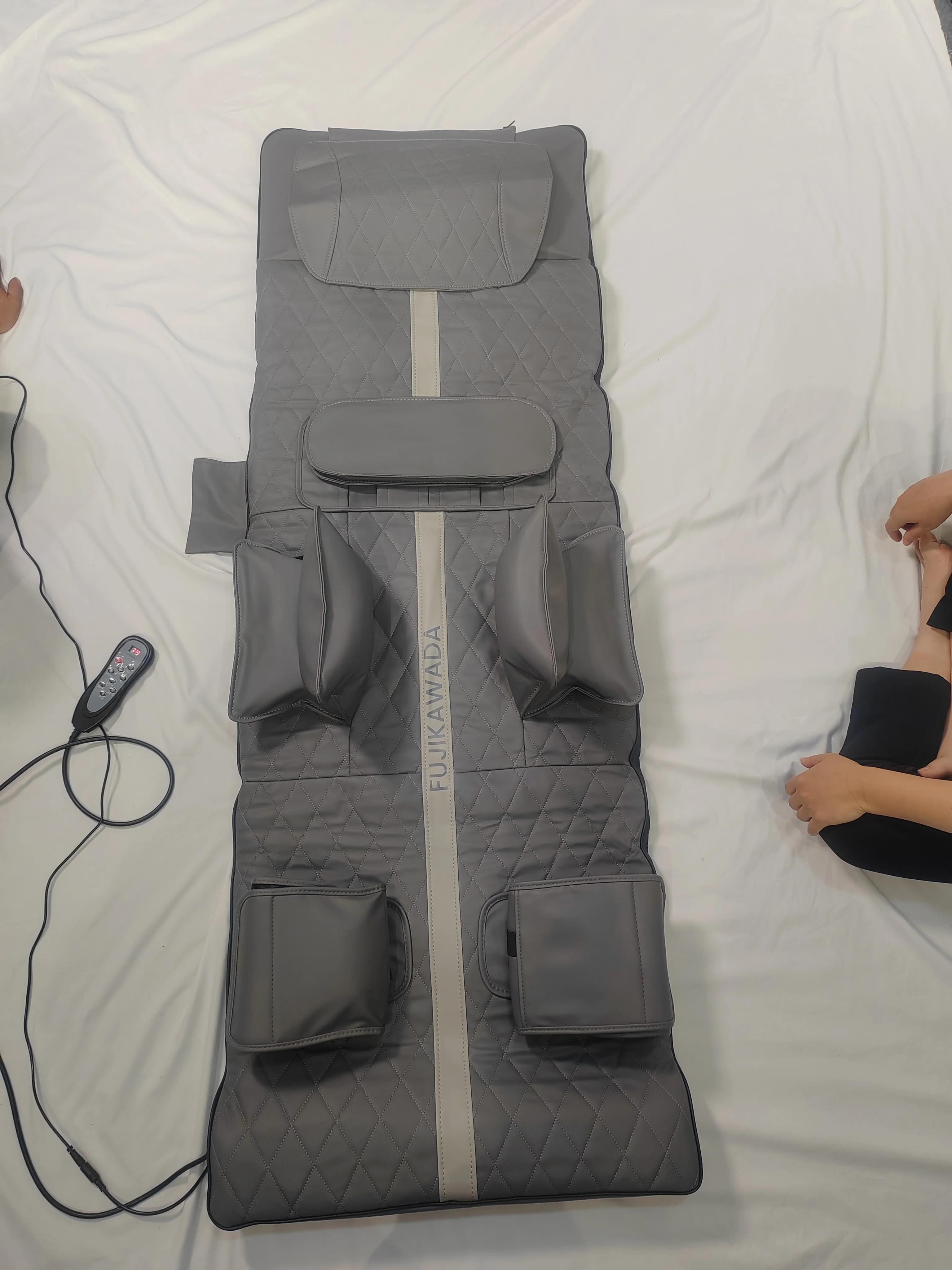 

Массажный матрас с воздушной компрессией для всего тела с подогревом, складной электрический коврик для йоги и растяжки для снятия боли в спине