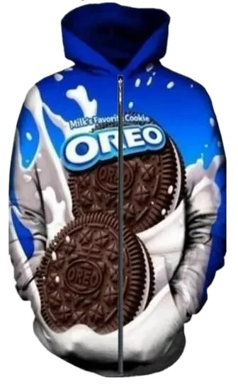 

Release New Men/Womens Food Funny 3D Print Fashion Zipper Hoodie Casual Sportswear