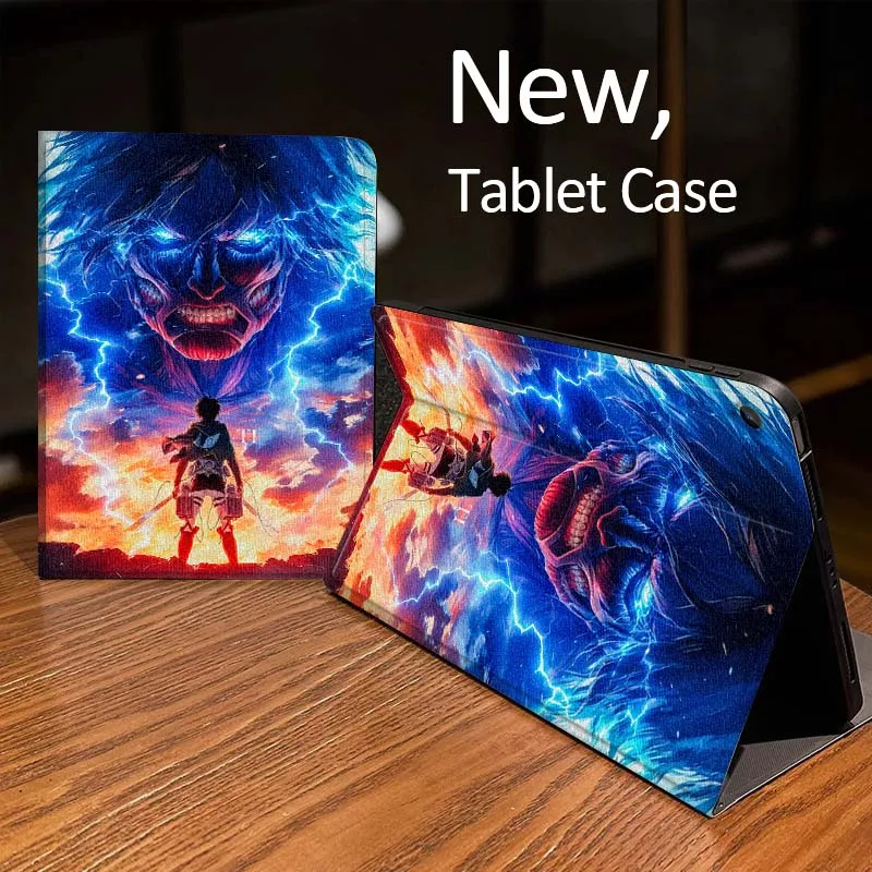 

A-Attack on T-Titans Anime Tablet Case For Samsung Galaxy Tab A A7 A8 A9 A11 S6 S11 Lite Plus 10.1 10.4 10.5 Inch