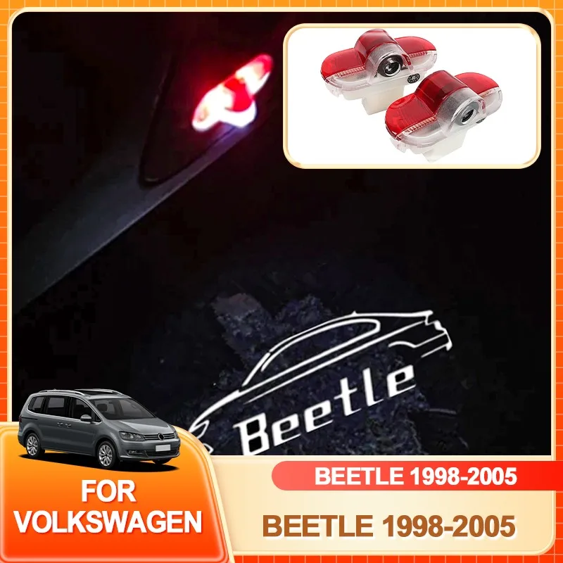 

Колпаки ступиц, 2 шт., светодиодные предупреждающие лампы для калюжа, аксессуары для VW Beetle 1998-2005 Beetle Cabrio 2003-2005 Caddy MK3, дверной приветвитель автомобиля