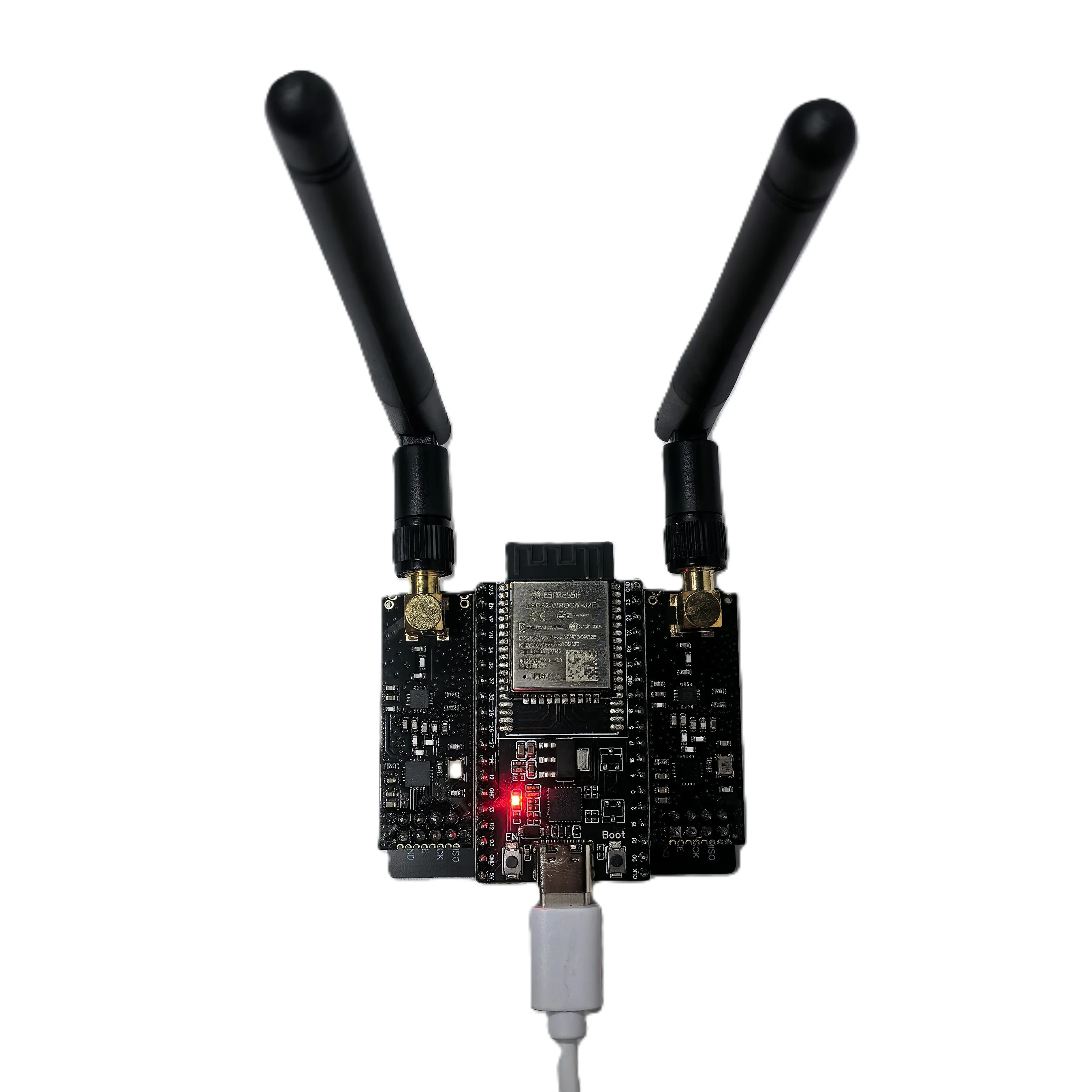 Nieuw ESP32 DevKitC + NRF24L01 PA LNA 2,4GHz ontwikkelbord, ondersteunt Bluetooth-scanningcommunicatie en WiFi, voor doe-het-zelf-elektronica