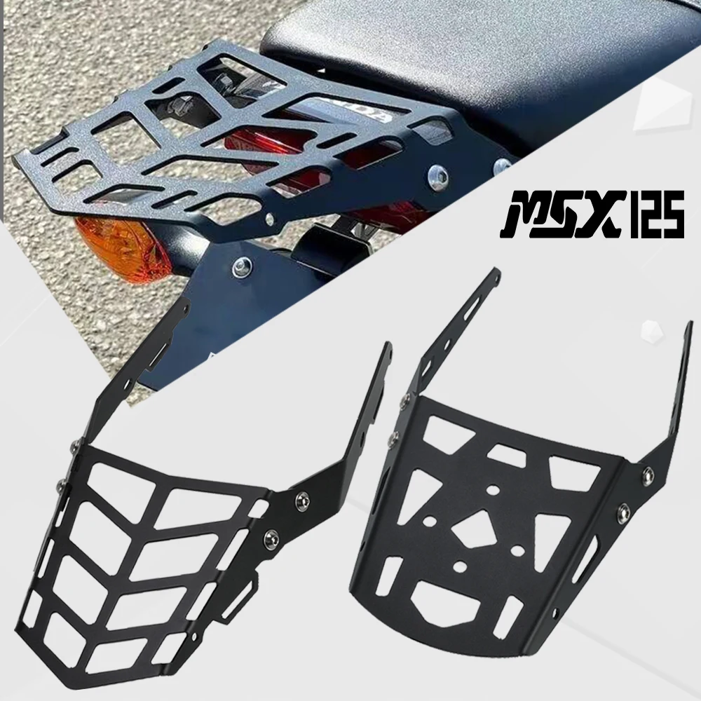 Motorcycle Rear Luggage Rack Cargo Rack For Honda MSX 125 MSX125 GROM125 2021-2022-2024 Luggage Holder Bracket Extension Support