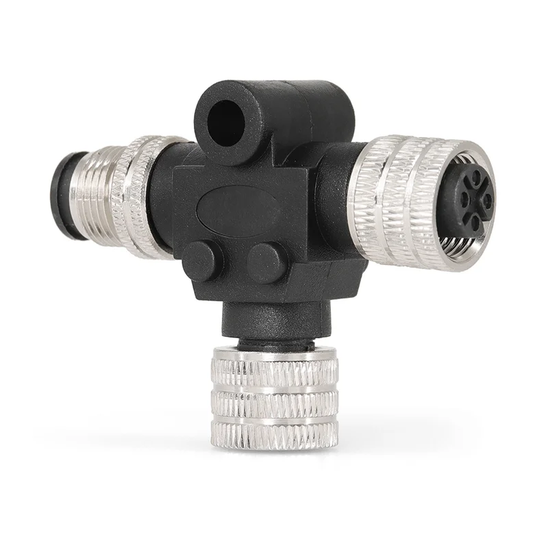 For NMEA 2000 T Connector 3 Port T-Shaped Three-Way NMEA 2000 Starter Kit T Connector Starter Kit