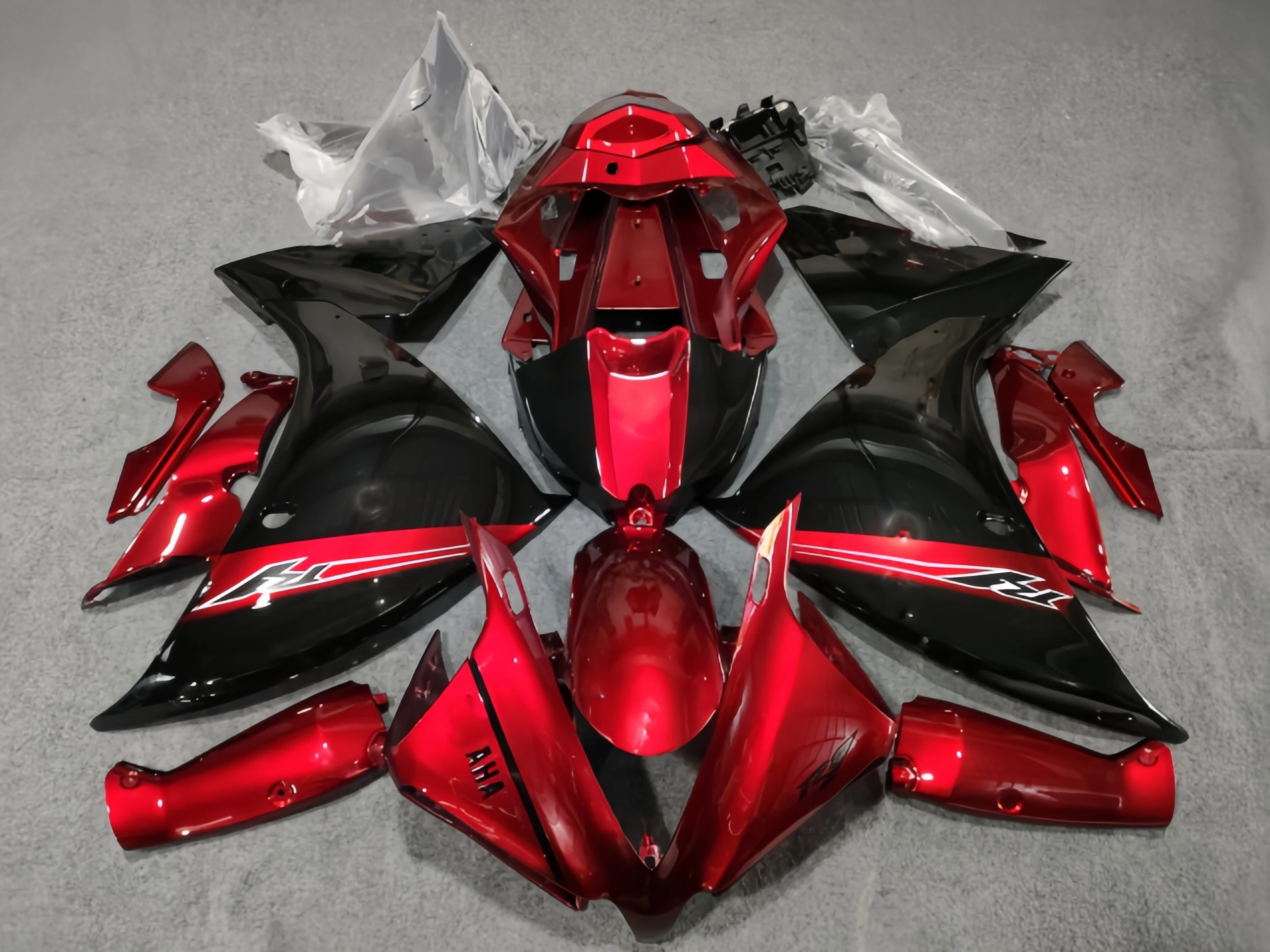 High Quality Complete Flow Motorcycle Parts YZF R1 12-14 years  ABS Plastic Fairing Kit