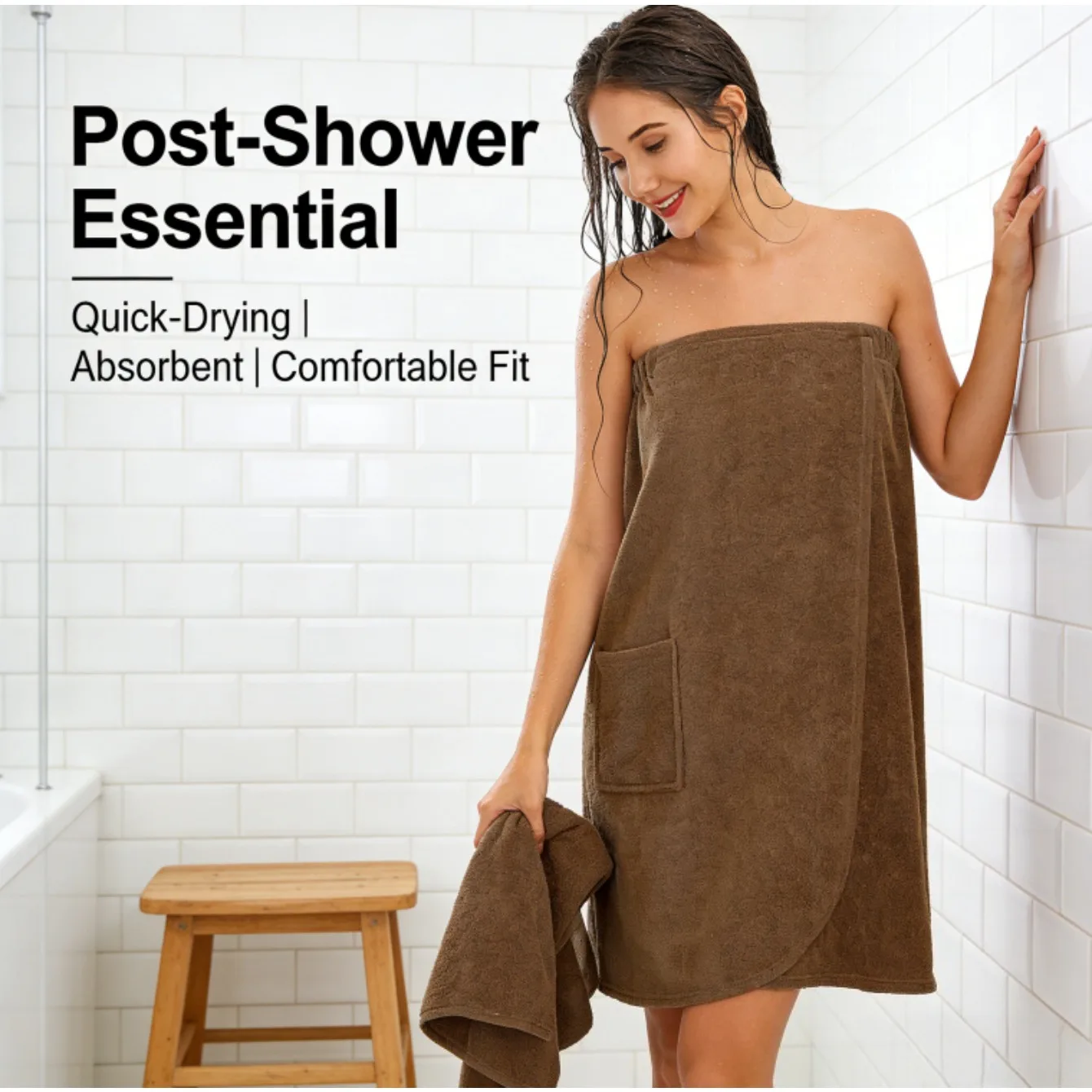 

Strapless Bath Skirt Towel For Women Skin Friendly Bathroom Sauna Vacation All Seasons Multiple Sizes