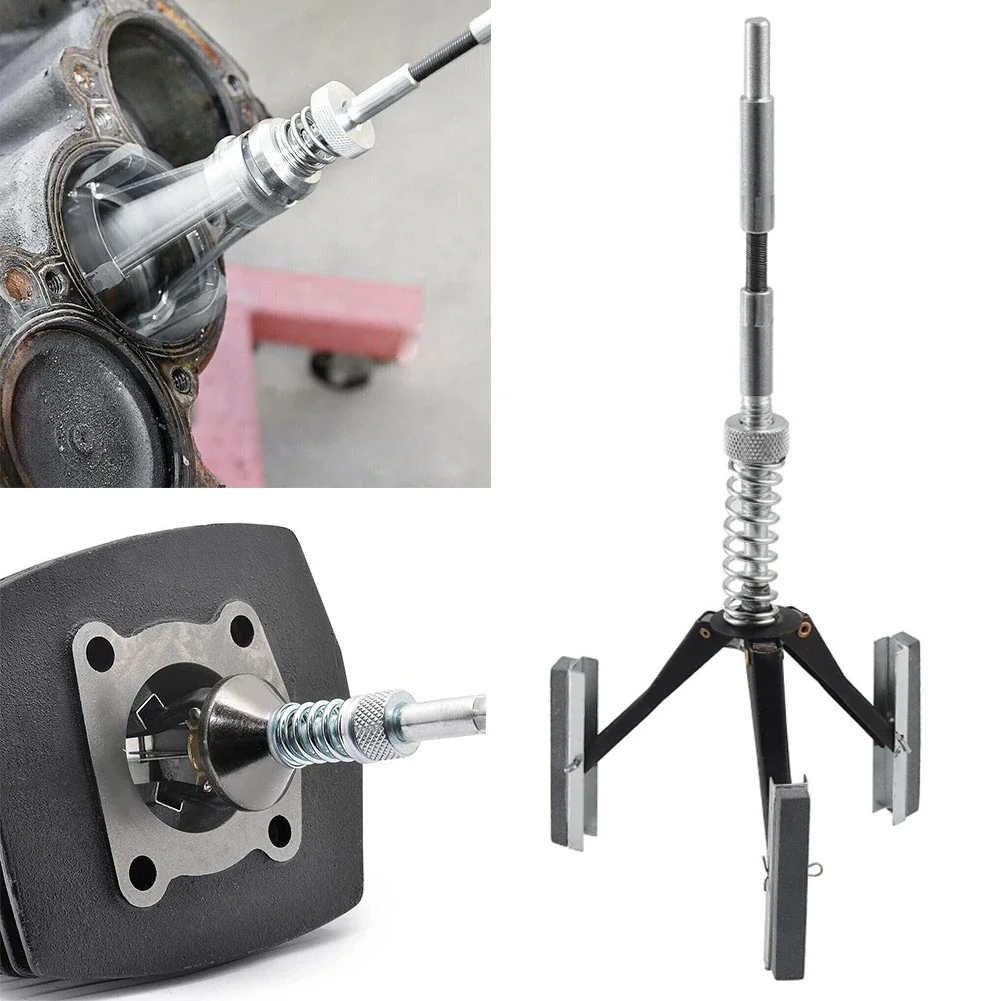 18-63mm Three-jaw Cylinder Sander Inner Diameter Grinder Steel Car Engine Brake Cylinder Bore Hone Tool Flexible Shaft Honing